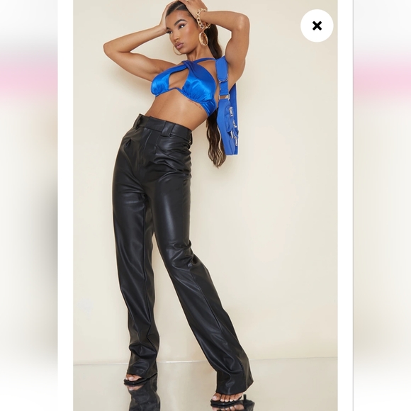 PLT Vegan leather Pants NWT - Picture 3 of 15